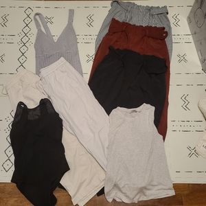 Athleta Bundle 8 Items Tops, Bottom, Dress